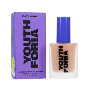 Youthforia Date Night Skin Tint Serum Foundation in 120 Fair NIB MSRP $20